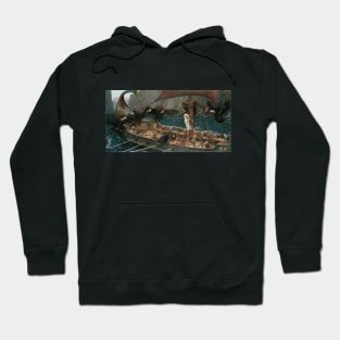 Ulysses and the Sirens by John William Waterhouse Hoodie